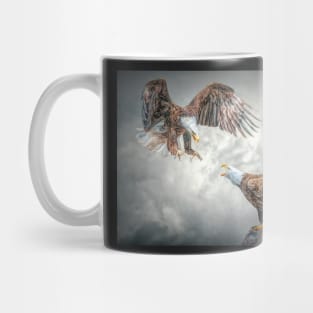 Squabbling Eagles Mug